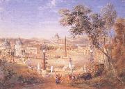 Samuel Palmer A View of Modern Rome oil painting artist